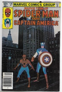 Marvel Team-Up Spider-man and Captain America 128/1983