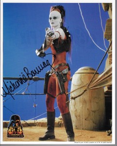 Star Wars Fotos z autografem : Michonne Bourriague