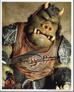 Star Wars Fotos z autografem : Simon Williamson