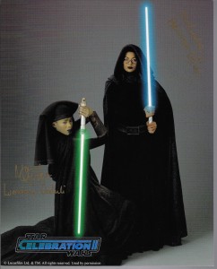 Star Wars Fotos z autografem : Mary Oyaya + Nalini Krishan B