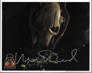 Star Wars Fotos z autografem : Matthew Wood D