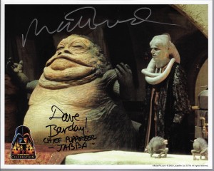 Star Wars Fotos z autografem : Dave Barclay + Matthew Wood