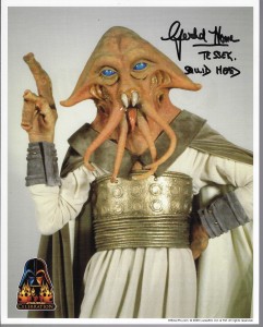 Star Wars Fotos z autografem : Gerald Home