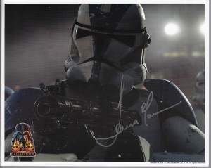 Star Wars Fotos z autografem : Temuera Morrison ( Boba Fett )