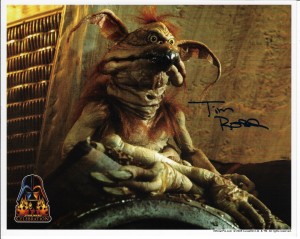Star Wars Fotos z autografem : Tim Rose 
