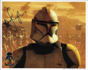 Star Wars Fotos z autografem : Bodie Taylor B
