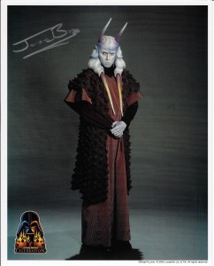 Star Wars Fotos z autografem : Jerome Blake D