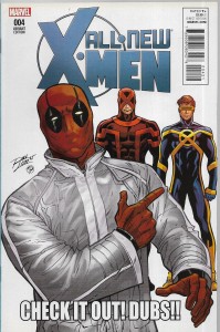 All New X-men 4/2016  1:10 Deadpool Variant