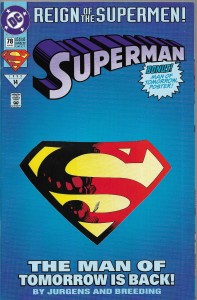 Superman 78/1993 Die Cut Variant