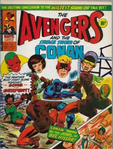 The Avengers and the Savage Sword of Conan 110/1975