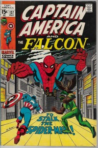 Captain America 137/1971 KEY Spider-man 