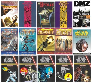 Komiksowy Starter Pack x 15 – Star Wars, Authority, Hitman, Planetary