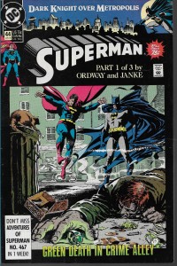 Dark Knight over Metropolis 1-3/1990