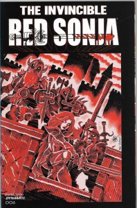 The Invincible Red Sonja 6/2021 TMNT Variant