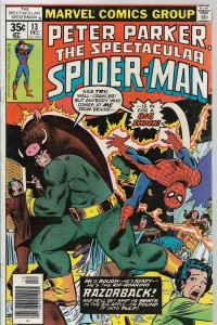 The Spectacular Spider-man 13/1977 KEY