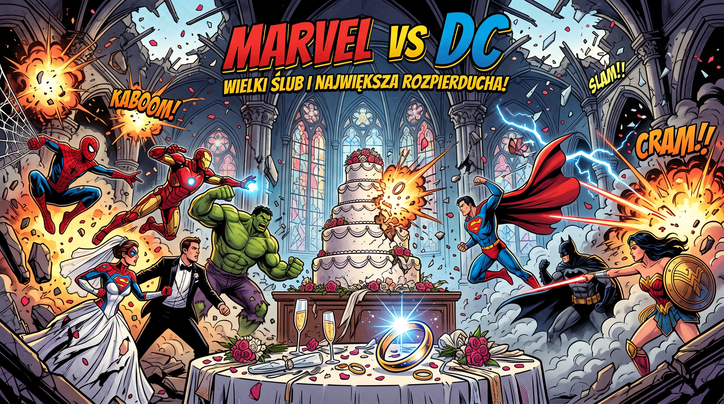 Marvel vs DC – kto urządził największy ślub i największą rozpierduchę w historii komiksów?