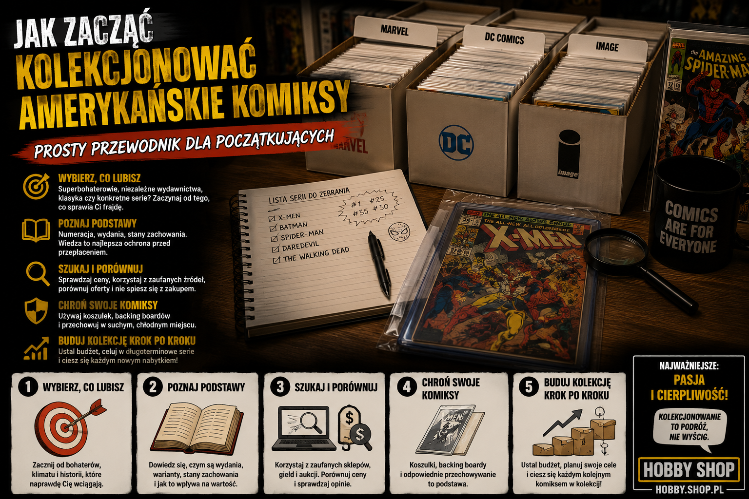Jak zacząć kolekcjonować amerykańskie komiksy? Poradnik dla początkujących