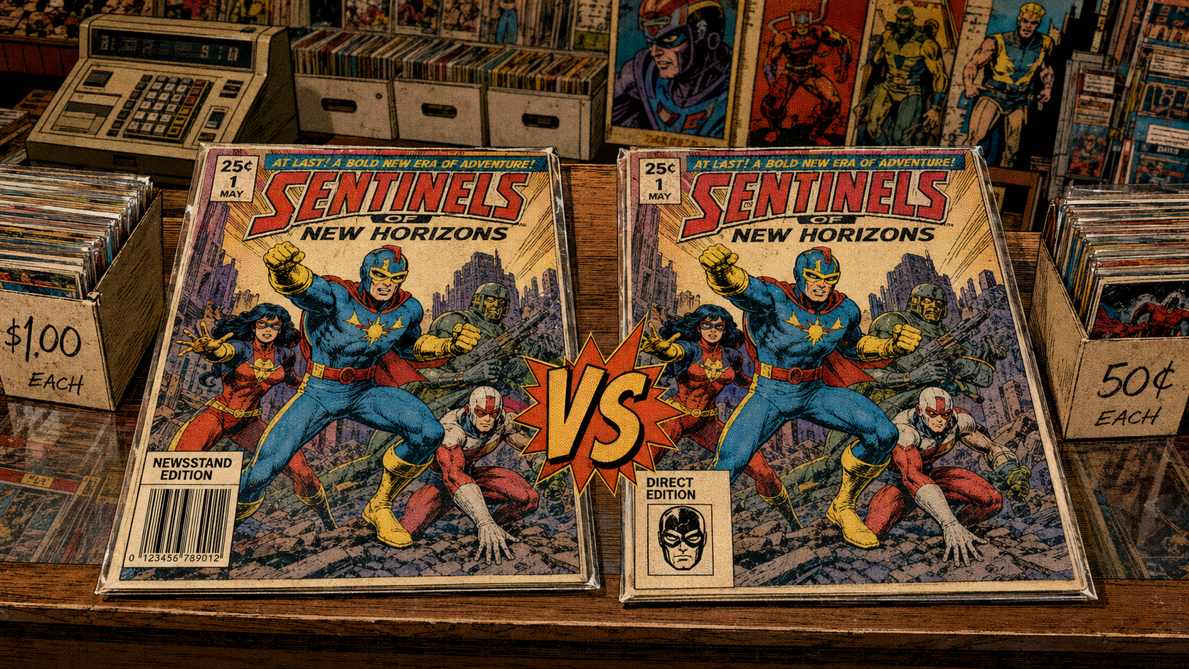 Direct Edition vs Newsstand – jak sprzedawano amerykańskie komiksy i czym różnią się wydania?