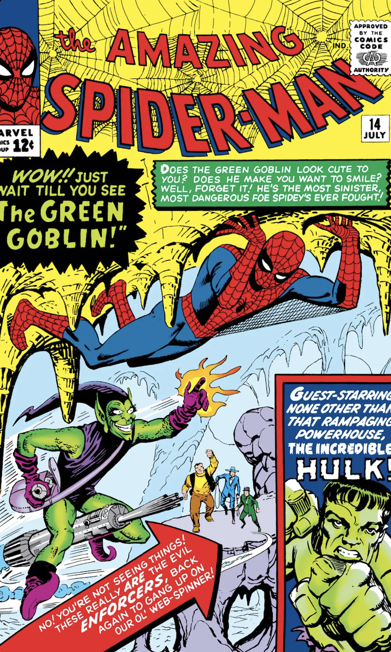 Green Goblin nie zawsze latał na gliderze. Zaczynał od… latającej miotły!