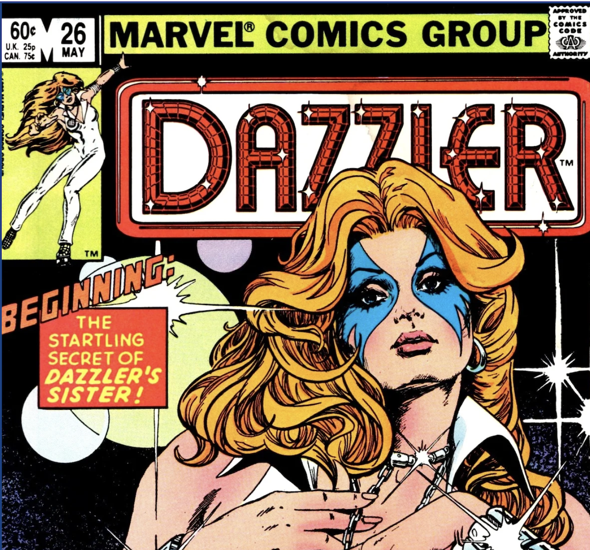 Dazzler zamienia dźwięk w światło. Najbardziej dyskotekowa mutantka Marvela